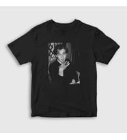 Presmono Unisex Çocuk Beyaz Young Leonardo Dicaprio T-Shirt 467877tt (Siyah)