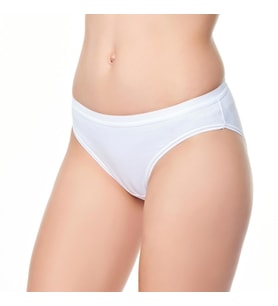Tutku Bayan Bikini Külot Düz Renk Standart Beden (Gri)
