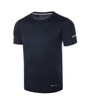 Erkek Nem Emici Hızlı Kuruma Atletik Teknik Performans Spor T-shirt Drıfıt-kısakol (Lacivert)