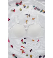 Le Jardin 9100-C Desteksiz-Balenli Soft Özel Form Sütyen (Beyaz)