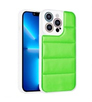 Apple iPhone 13 Pro Max Kılıf Airbagli Renkli Zore Seksek Kılıf (Yeşil)