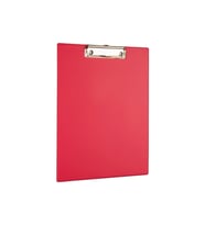 Kapaksız Sekreterlik A4 Pvc 100 Yaprak Kapasiteli Clip Board 22,5x32 cm (Kırmızı)