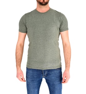 Erkek Sıfır Yaka Tişört T-752 BGL-ST01831 (Haki)
