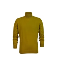Erkek Spor Düz Balıkçı Yaka Kazak R21010 BGL-ST03179 (SAFRAN)