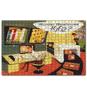 Cakapuzzle Vintage Üretim ve Depo Sorumlusu  Puzzle Yapboz MDF (Ahşap) (1000 Parça)