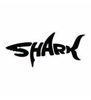 Shark Köpek Balığı Sticker Siyah 20x10 CM (Siyah-Siyah)