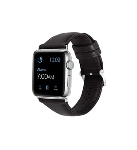 BİPOWER Apple Watch 42-44mm KRD10 Deri Kordon (Acı Kahve)