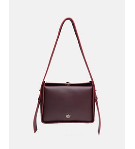 Zelia Uzun Askı Detaylı Omuz Çantası HC-R1257 (Bordo)