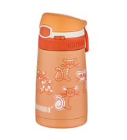 Vagonlife Shamobo Çocuk 350 ML Çelik Termos Pipetli-Paslanmaz-Bpa İçermez 7 Renk-FFSH350MLCELİK (Turuncu)