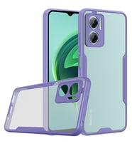 Xiaomi Redmi Note 11E Kılıf Zore Parfe Kenarları Pastel Renk Silikon Kılıf (Mor)