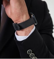 vagave Apple Watch İsme Özel Deri Kordon 2 3 4 5 6 7 42-44-45 mm 9 Renk (Siyah)