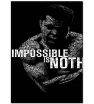 Cakapuzzle Muhammed Ali Khaliah İmkansız Motivasyona Puzzle Yapboz MDF (Ahşap) (500 Parça)
