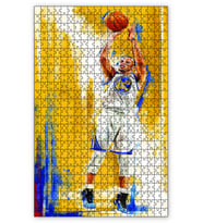 Cakapuzzle Stephen Curry NBA Boyama Puzzle Yapboz MDF (Ahşap) (1000 Parça)