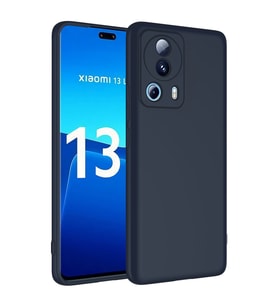 Xiaomi Mi 13 Lite Kılıf Zore Mara Lansman İç Yüzeyi Kadife Kılıf (Lacivert)