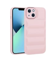 iPhone 14 Plus Kılıf Kamera Korumalı Parlak Airbag'li Galya Kılıf (Pembe)