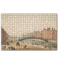 Cakapuzzle Dublin Ha'peni Köprüsü  Puzzle Yapboz MDF (Ahşap) (255 Parça)