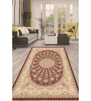 Dijital Kaymaz Taban Yıkanabilir Modern Renkli Salon Halısı Mutfak Halısı Yolluk ND-HT-73 (Krem)