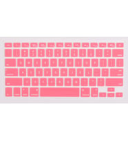 Laptop MacBook Air Pro Klavye Koruyucu 13-15-17inc Amerika İngilizce Baskı A1466 (Açık Pembe)