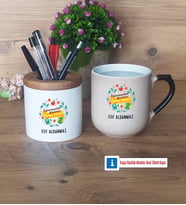 Öğretmenler Günü Hediyesi Kalemlik, Kupa Bardak T Kişiye Özel Hediye (Model 2)