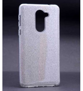 Huawei GR5 2017 Honor 6X Kılıf Simli Parlak Shining Kapak (Gümüş)