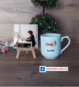 Avukat Fotoğraflı Dekoratif Taş, Kupa Bardak Beyaz Hediye (Model 5)