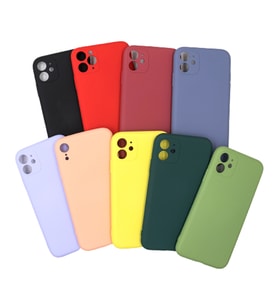Apple İphone 11 Kamera Korumalı İçi Süet Silikon Kılıf (Lavanta)