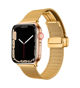 Apple Watch Ultra 49mm Zore KRD-85 Metal Kordon (Gold)