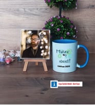 Makine Mühendisi Fotoğraflı Dekoratif Taş, Kupa Bardak Beyaz Hediye (Model 4)