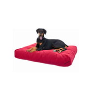 Mavi Vitrin Ultra Soft Large Büyük Irk Köpek Yatağı Elyaf Dolgulu Yıkanabilir Kumaş 80x100 (Fuşya)