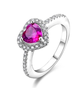 Yantra Silver 925 Ayar Kalpli Zirkon Taşlı Gümüş Yüzük (Pembe)