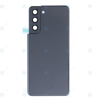 BYR Samsung Galaxy S21 Uyumlu Arka Pil Kapağı LENS HARİÇ SM-G991B (Koyu Gri)