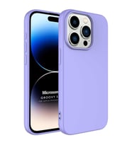 Microsonic Apple iPhone 15 Pro Kılıf Groovy Soft Derin Mor (Lila)