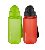 Uzspace 2'li Pipetli Tritan Matara Seti 400 ml FiftyFifty (Açık Yeşil)