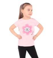 Toontoy Kız Çocuk Baskılı Tişört (Açık Pembe)