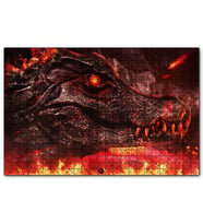 Cakapuzzle Timsah ve Cehennemi Lavlar  Puzzle Yapboz MDF (Ahşap) (500 Parça)