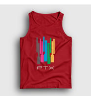 Presmono Unisex Beyaz Colors Pentatonix Atlet 74881tt (Kırmızı)