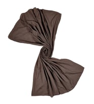 Mim Eşarp - Akmoda Bambu Kraş Kadın Şal 80x190 cm (Koyu Kahve)