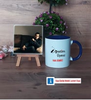 Öğretim Üyesi Fotoğraflı Dekoratif Taş, Kupa Bardak Beyaz Hediye Öğretmenler Günü Hediyesi (Model 3)