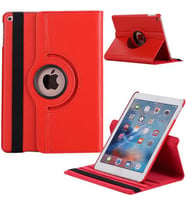 Apple iPad Mini 4 ve Mini 5 7,9 inç 360 Derece Döner Standlı Tablet Kılıfı (Kırmızı)