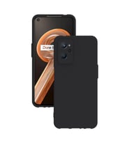 Realme 9i Kılıf Kamera Korumalı Silikon Rubber Arka Kapak (Siyah)