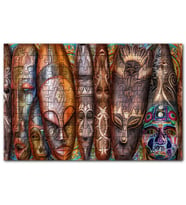 Cakapuzzle Afrika Kıtası Kültürü Kompozisyon Puzzle Yapboz MDF (Ahşap) (1000 Parça)