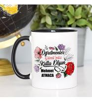 Öğretmenler Gününe Özel Hediye Kupa Bardak (Siyah)