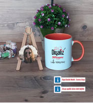 Diyaliz Teknisyeni Kupa Bardak Beyaz ve Fotoğraflı Ahşap Anahtarlık Hediye Diyaliz Teknisyenine Hediye (Model 13)