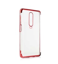 Xiaomi Redmi K30 Kılıf Zore Dört Köşeli Lazer Silikon Kılıf (Kırmızı)