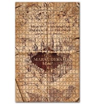 Cakapuzzle Marauders Map Görseli Puzzle Yapboz MDF (Ahşap) (255 Parça)