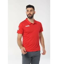 Diadora Nacce Erkek Polo Yakalı T-Shirt - 1TSR06 (Kırmızı)