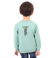 Toontoy Erkek Çocuk Baskılı Sweatshirt (Yeşil)