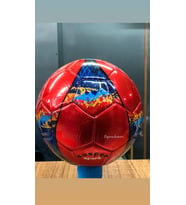 Parlak Dikişli Futbol Topu 5 Numara + Şişirme Pompası Hediyeli (Kırmızı)