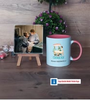 Cerraha Hediye Fotoğraflı Dekoratif Taş, Kupa Bardak Beyaz Hediye (Model 6)