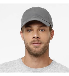 Kadın Erkek Siyah Baseball Cap Snapback Hat Hip-hop Adjustable Boy Caps (Gri)